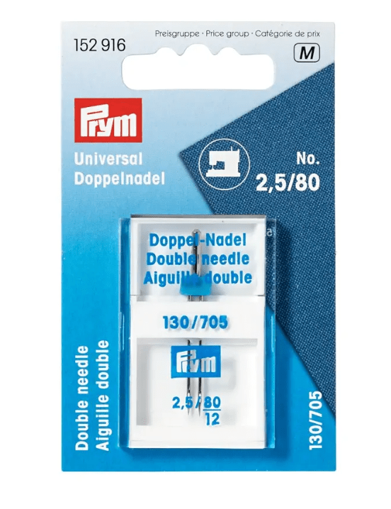 Galedi Pins Stretch Double Sewing Machine Needles – Silver-Coloured 130/705