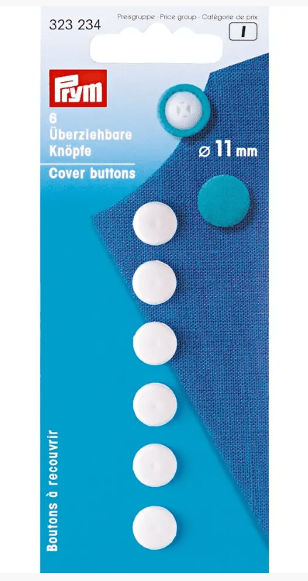 Cover buttons, white - Galedi Pins