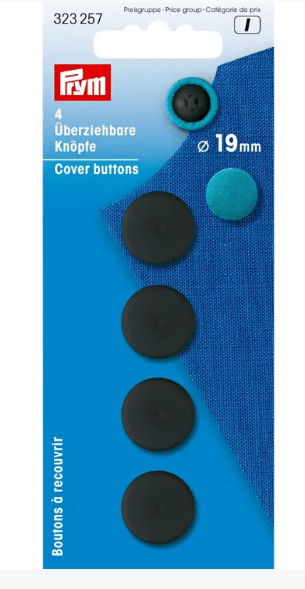Cover buttons, black - Galedi Pins
