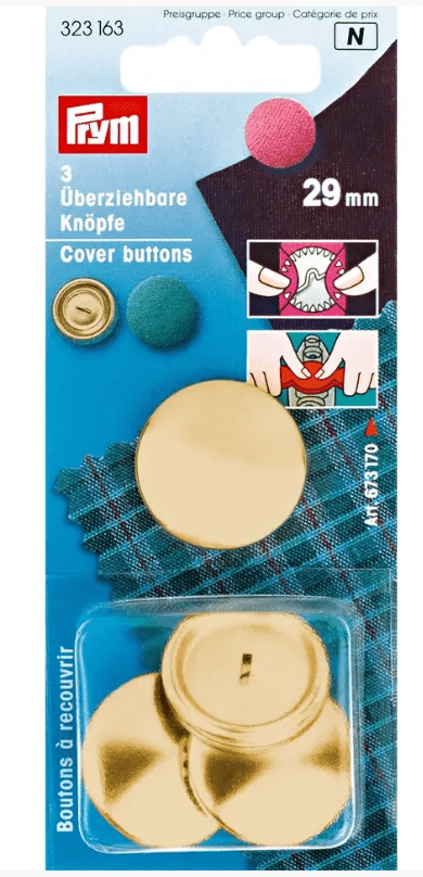 Cover buttons, gold coloured - Galedi Pins