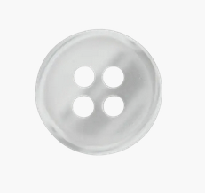 Polyester Four - Hole Button 12mm - Galedi Pins