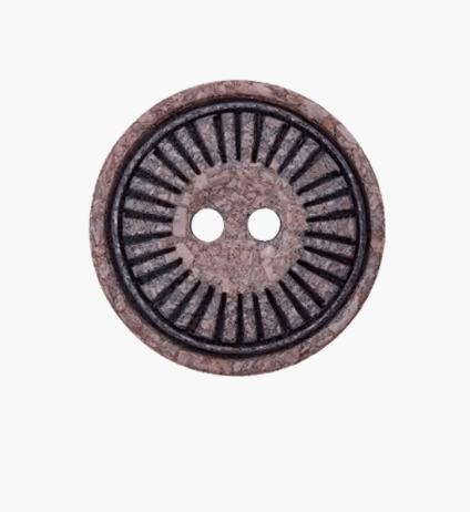 Polyester two - hole button 23mm - Galedi Pins