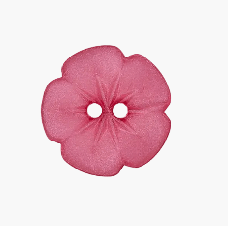 Polyester two - hole button 15mm - Galedi Pins