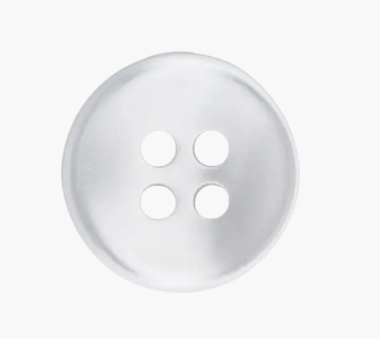Polyester four - hole button 10mm - Galedi Pins
