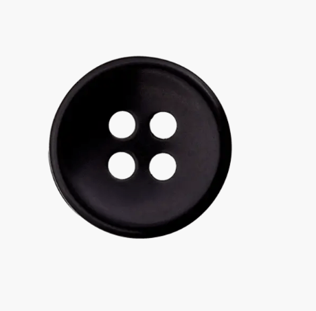Polyester four - hole button 10mm - Galedi Pins