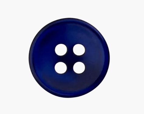Polyester four - hole button 10mm - Galedi Pins