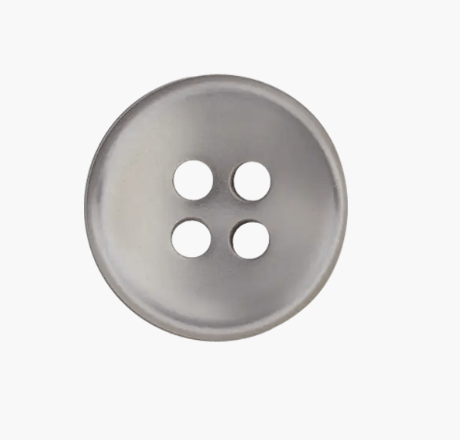 Polyester four - hole button 10mm - Galedi Pins
