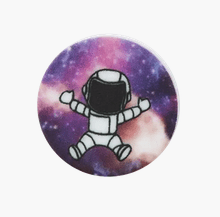 Polyester button shank Astronaut 18mm multicolor - Galedi Pins