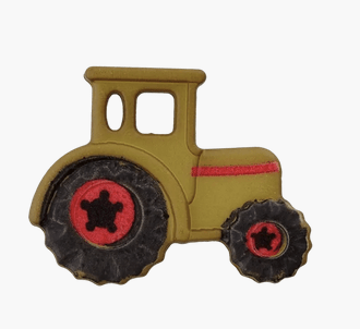 Polyester button Tractor 23mm - Galedi Pins