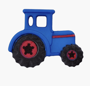 Polyester button Tractor 23mm - Galedi Pins