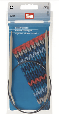 Circular knitting needles, aluminium, grey - Galedi Pins