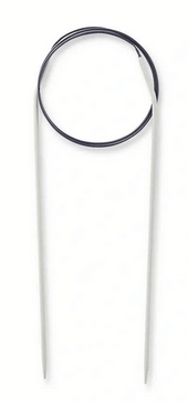 Circular knitting needles, aluminium, grey - Galedi Pins