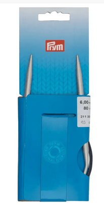 Circular knitting needles, aluminium, grey - Galedi Pins