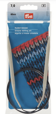 Circular knitting needles, aluminium, grey - Galedi Pins