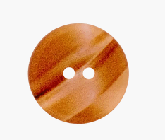 Polyester button 2 - holes, 23mm - Galedi Pins