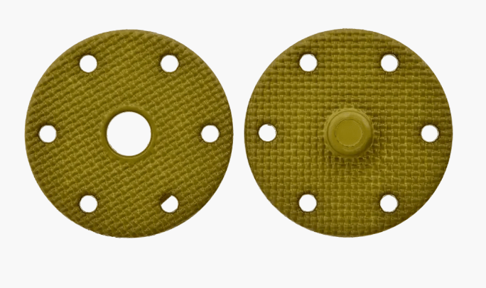 Polyester snap button, recycled - Galedi Pins