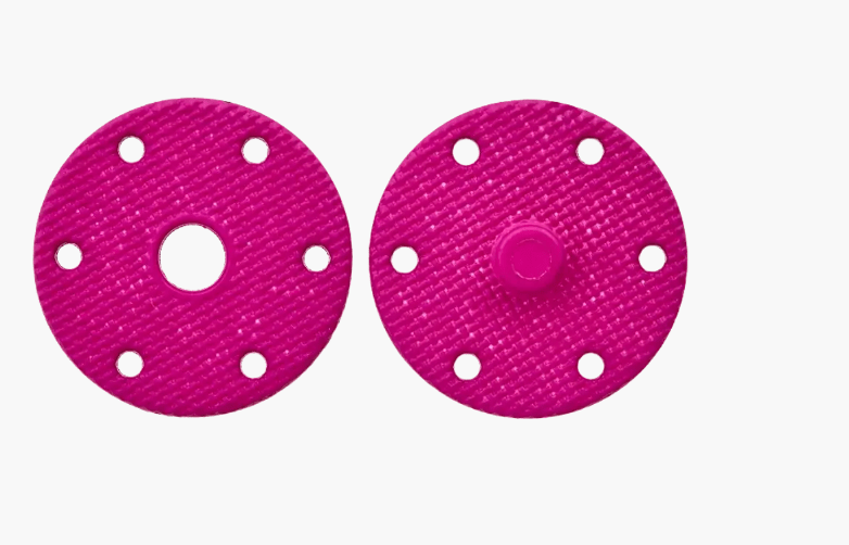 Polyester snap button, recycled - Galedi Pins