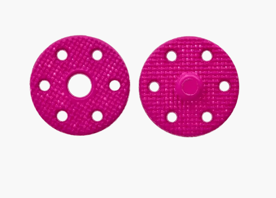 Polyester snap button, recycled, 15mm - Galedi Pins