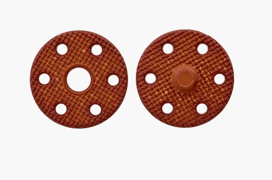 Polyester snap button, recycled, 15mm - Galedi Pins