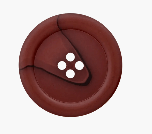 Polyester button 4 - holes, 18mm - Galedi Pins