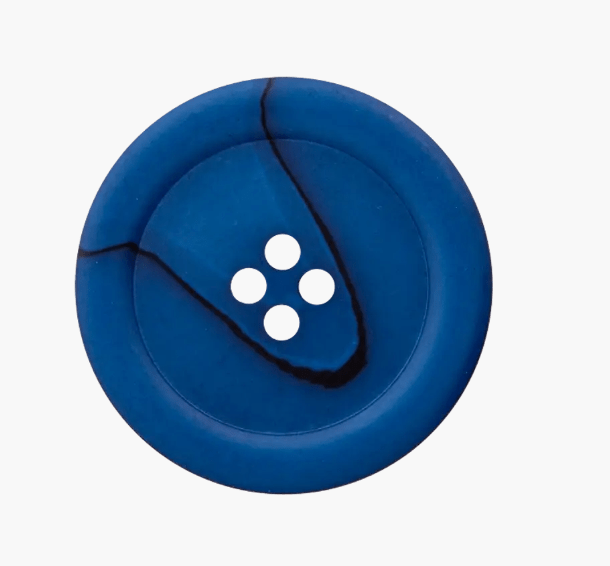 Polyester button 4 - holes, 18mm - Galedi Pins