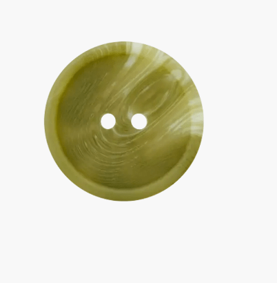 Polyester button 2 - holes, with grain, 25mm - Galedi Pins