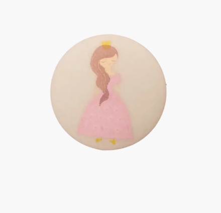Polyester button shank, Princess - Galedi Pins