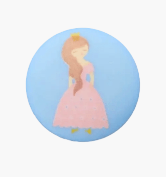 Polyester button shank, Princess - Galedi Pins