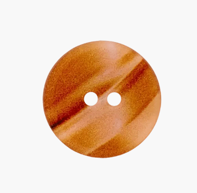 Polyester button 2 - holes, 23mm - Galedi Pins