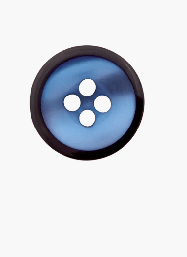 Polyester button 4 - holes, 18mm - Galedi Pins