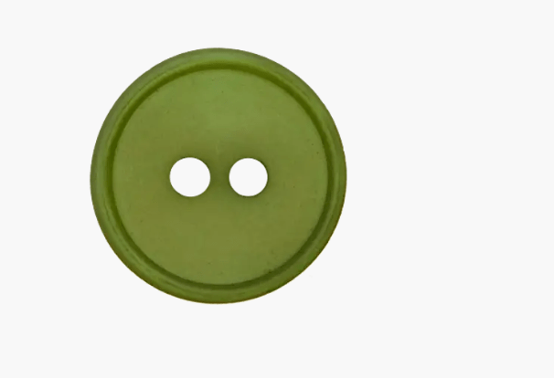 Polyester button 2 - holes, 18mm - Galedi Pins