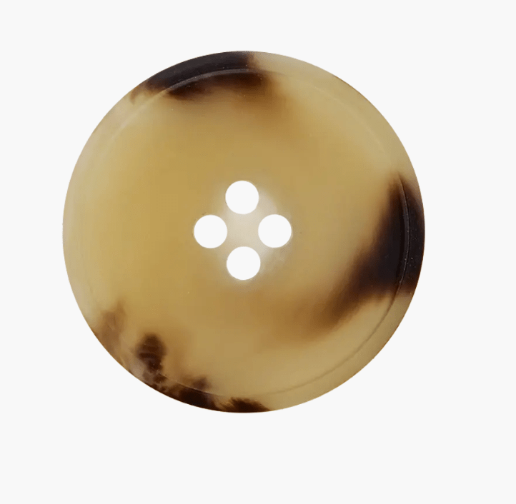 Polyester button 4 - holes, 25mm - Galedi Pins