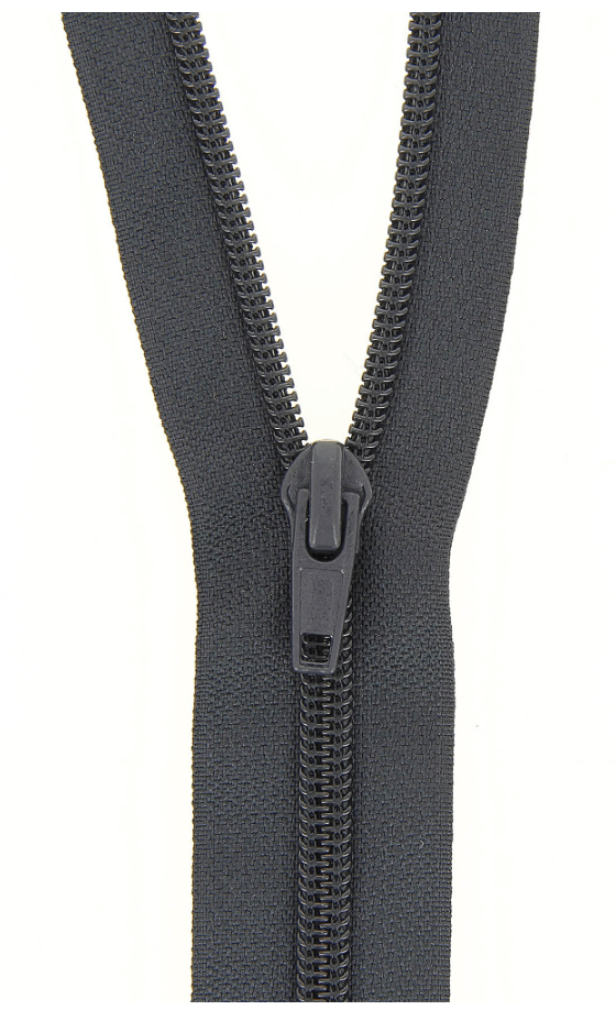 Nylon Open End Zip: 40cm - Galedi Pins