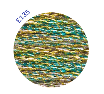 DMC Light Effects Thread: 6 x 8m: Skeins, Multicoloured - Galedi Pins