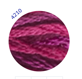 DMC Embroidery Thread, Mouline Colour Variations: 6 x 8m: Skeins, Multicoloured - Galedi Pins