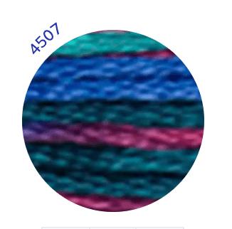 DMC Embroidery Thread, Mouline Colour Variations: 6 x 8m: Skeins, Multicoloured - Galedi Pins