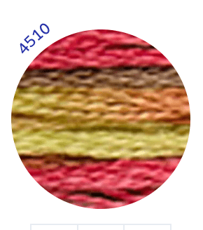 DMC Embroidery Thread, Mouline Colour Variations: 6 x 8m: Skeins, Multicoloured - Galedi Pins