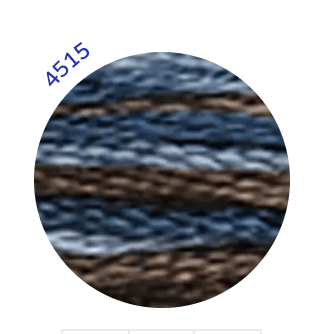 DMC Embroidery Thread, Mouline Colour Variations: 6 x 8m: Skeins, Multicoloured - Galedi Pins