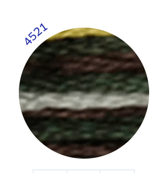 DMC Embroidery Thread, Mouline Colour Variations: 6 x 8m: Skeins, Multicoloured - Galedi Pins