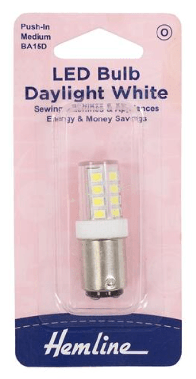 Sewing Machine Bulb: LED: 220V - Galedi Pins