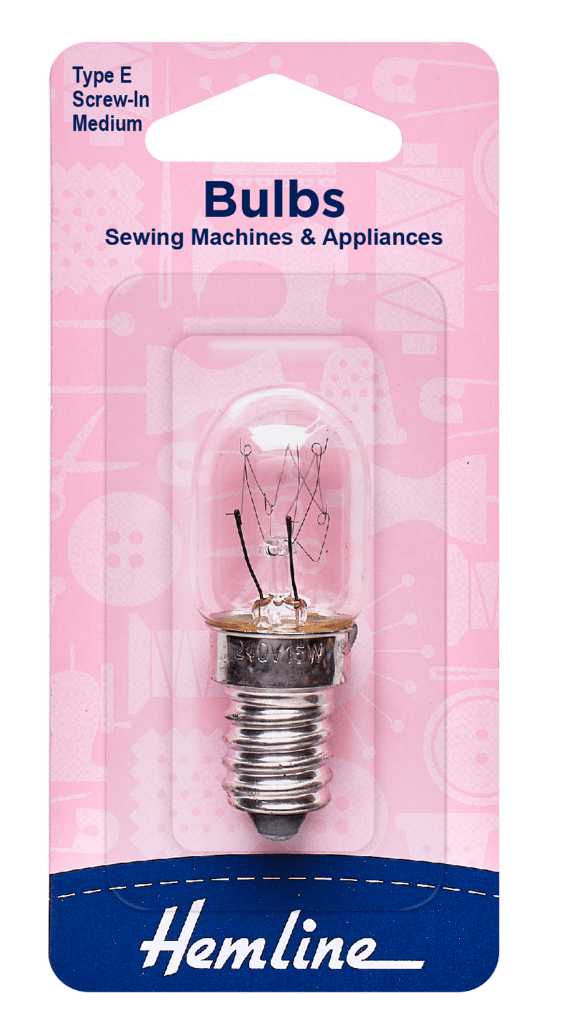 Sewing Machine Bulb: Screw - In - Galedi Pins
