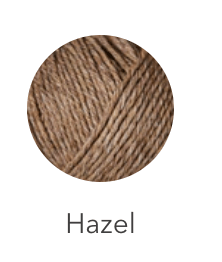 Hazel colored heavy merino wool yarn.