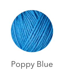 Poppy Blue Heavy Merino Wool Yarn