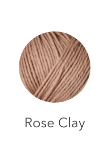 Rose Clay colored heavy merino wool yarn.