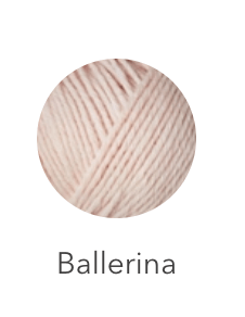 Ballerina colored heavy merino wool yarn.