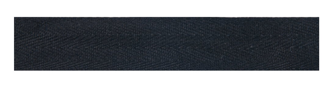 Cotton Herringbone Tape, 25mm x 1m - Galedi Pins