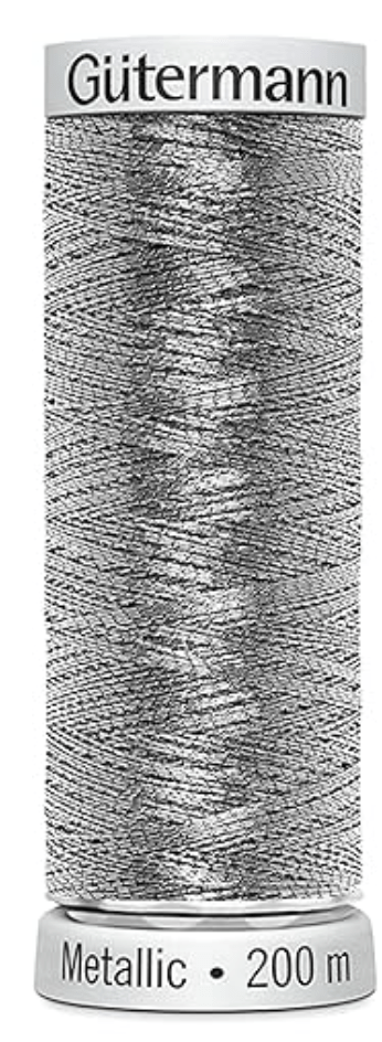 Gutermann Machine Embroidery Thread, Mettalic 200m - Galedi Pins