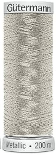 Gutermann Machine Embroidery Thread, Mettalic 200m - Galedi Pins