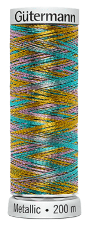 Gutermann Machine Embroidery Thread, Mettalic 200m - Galedi Pins