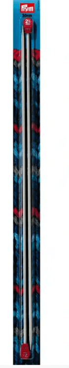 Single - pointed knitting needles, aluminium, Grey - Galedi Pins